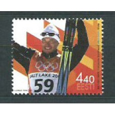 Estonia - Correo 2002 Yvert 419 ** Mnh Olimpiadas Salt Lake City