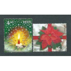Estonia - Correo 2004 Yvert 478/9 ** Mnh Navidad
