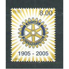 Estonia - Correo 2005 Yvert 483 ** Mnh Rotary