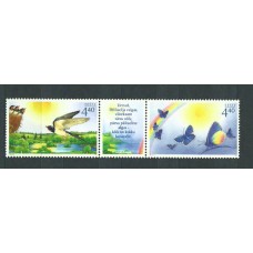 Estonia - Correo 2005 Yvert 492/3 ** Mnh Fauna