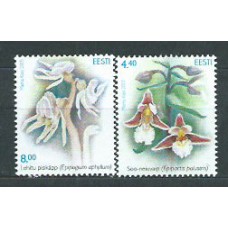 Estonia - Correo 2005 Yvert 494/5 ** Mnh  Flores