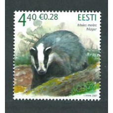 Estonia - Correo 2007 Yvert 542 ** Mnh Fauna