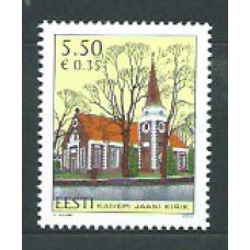 Estonia - Correo 2007 Yvert 553 ** Mnh Iglesia San Jean