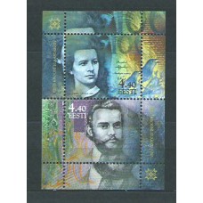 Estonia - Hojas Yvert 18 ** Mnh Personajes