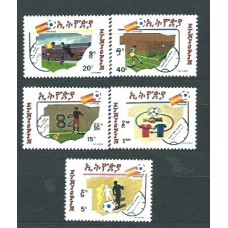 Etiopia - Correo 1982 Yvert 1043/7 ** Mnh  Deportes fútbol