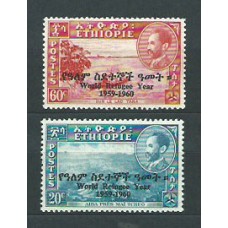 Etiopia - Correo 1960 Yvert 352/3 ** Mnh  Año del refugiado