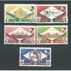 Etiopia - Correo 1962 Yvert 380/4 ** Mnh  Deportes