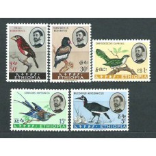 Etiopia - Correo 1962 Yvert 388/92 ** Mnh  Fauna aves