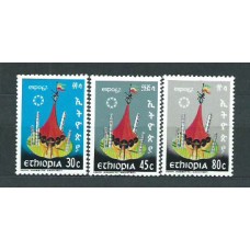 Etiopia - Correo 1967 Yvert 476/78 ** Mnh