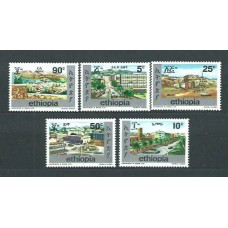 Etiopia - Correo 1977 Yvert 844/8 ** Mnh  Ciudades etiopes