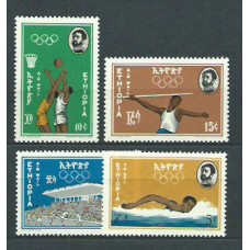 Etiopia - Aereo Yvert 79/82 ** Mnh  Olimpiadas de Toquio