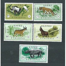 Etiopia - Aereo Yvert 99/103 ** Mnh  Fauna
