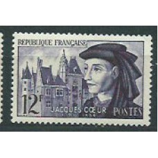 Francia - Correo 1955 Yvert 1034 ** Mnh  Jacques Coeur