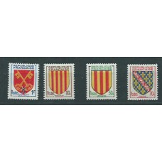 Francia - Correo 1955 Yvert 1044/7 ** Mnh  Escudos