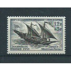 Francia - Correo 1957 Yvert 1093 * Mh  Barcos