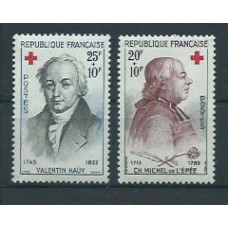 Francia - Correo 1959 Yvert 1226/7 ** Mnh  Cruz roja