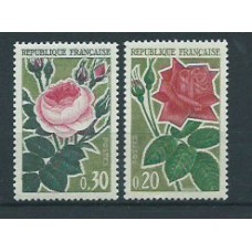 Francia - Correo  1962 Yvert 1356/7 usado   Flores