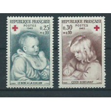 Francia - Correo 1965 Yvert 1466/7 ** Mnh  Cruz roja