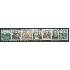 Francia - Correo 1966 Yvert 1470/5 ** Mnh  Personajes