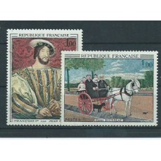 Francia - Correo 1967 Yvert 1517/8 usado   Pinturas