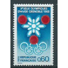 Francia - Correo 1967 Yvert 1520 ** Mnh  Olimpiadas de Grenoble