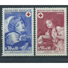 Francia - Correo 1971 Yvert 1700/1 ** Mnh  Cruz roja