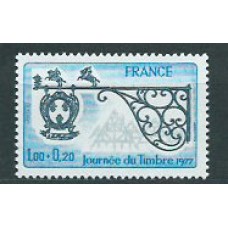 Francia - Correo 1977 Yvert 1927 ** Mnh  Día del sello
