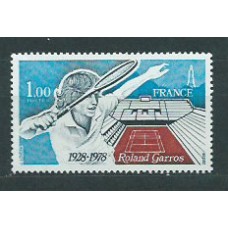 Francia - Correo 1978 Yvert 2012 ** Mnh  Deportes tenis