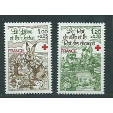 Francia - Correo 1978 Yvert 2024/5 ** Mnh  Cruz roja