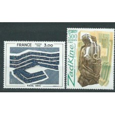 Francia - Correo 1980 Yvert 2074/5 ** Mnh  Arte
