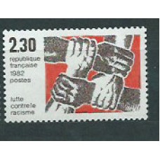 Francia - Correo 1982 Yvert 2204 ** Mnh  Lucha contra el racismo