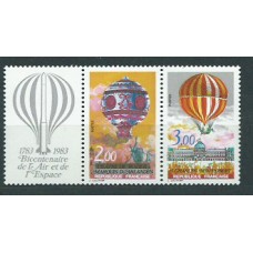 Francia - Correo 1983 Yvert 2261/2A ** Mnh  Globos