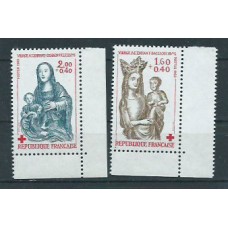 Francia - Correo 1983 Yvert 2295a/6a ** Mnh  Cruz roja