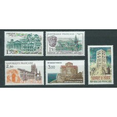 Francia - Correo 1985 Yvert 2348/52 ** Mnh  Turismo