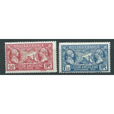 Francia - Correo 1927 Yvert 244/5 * Mh  Legión americana