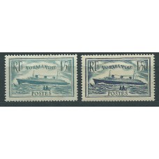 Francia - Correo 1934 Yvert 299/300 * Mh  Barcos