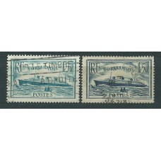 Francia - Correo 1934 Yvert 299/300 usado   Barcos