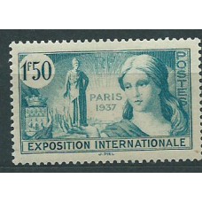 Francia - Correo 1937 Yvert 336 * Mh