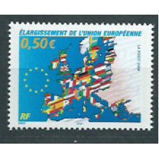 Francia - Correo 2004 Yvert 3666 ** Mnh  Banderas
