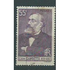 Francia - Correo 1938 Yvert 378 usado   León Gambetta