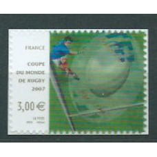 Francia - Autoadhesivos 2007 Yvert 128 ** Mnh  Deportes rugby