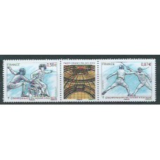 Francia - Correo 2010 Yvert 4510/1 ** Mnh  Deportes esgrima