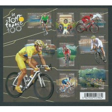 Francia - Correo 2013 Yvert 4755/62 ** Mnh  Deportes ciclismo