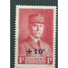Francia - Correo 1941 Yvert 494 ** Mnh  Mariscal Pétain
