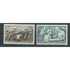 Francia - Correo 1941 Yvert 497/8 ** Mnh