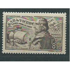 Francia - Correo 1942 Yvert 544 * Mh  Jean de Vienne