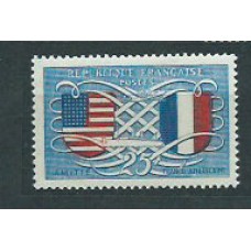 Francia - Correo 1949 Yvert 840 ** Mnh Banderas