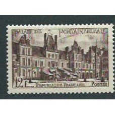 Francia - Correo 1951 Yvert 878 usado   Castillo de Fontaineblau