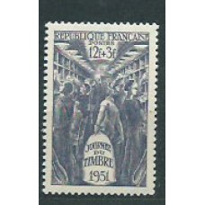 Francia - Correo 1951 Yvert 879 ** Mnh  Día del sello