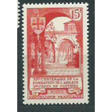 Francia - Correo 1952 Yvert 926 ** Mnh  Abadia de Saint Croix